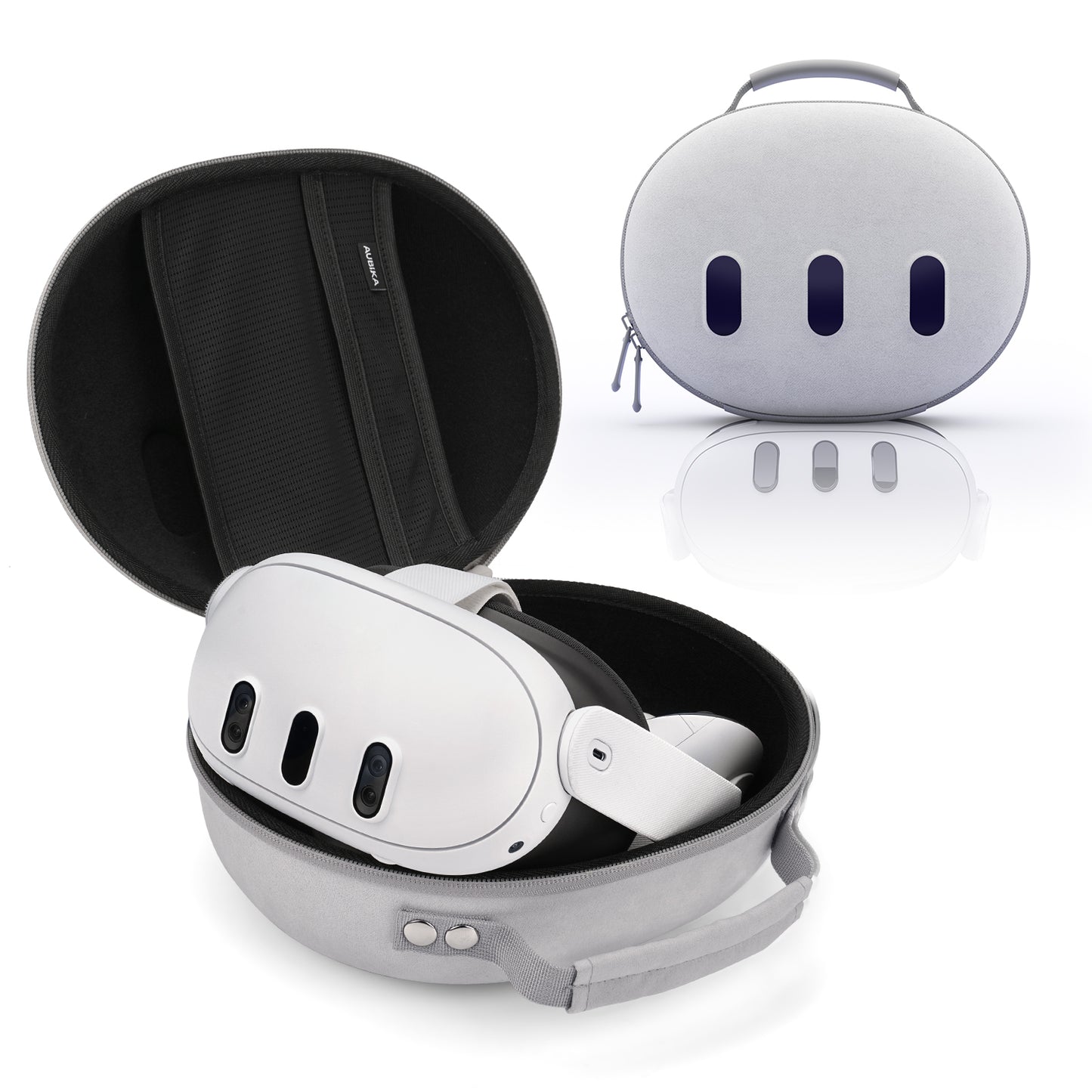 AUBIKA Mini Case for Meta Quest 3/3s, Hard Carrying Case for Oculus Quest 3 Accessories