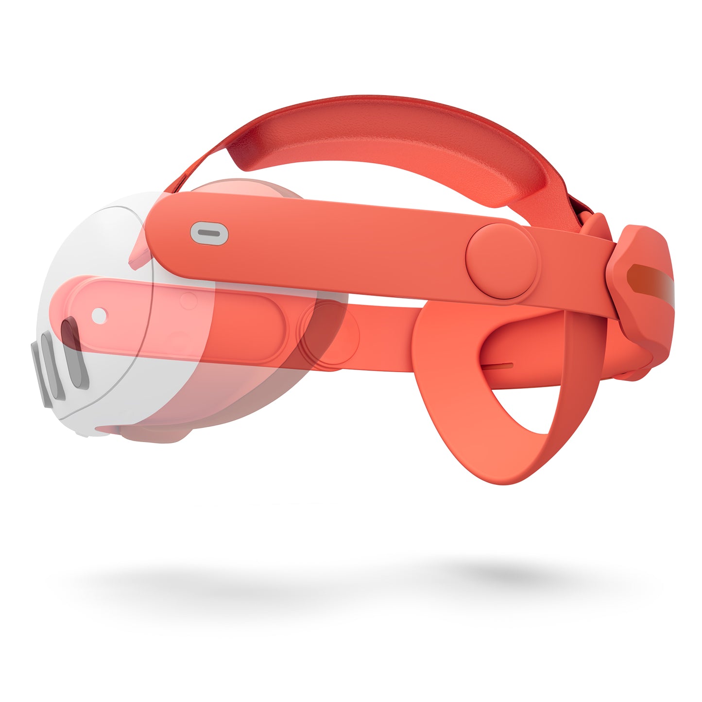 Aubika Color Head Strap for Meta Quest 3/3s, for Fashion & Gaming & Fitness - Orange(Strap Only)