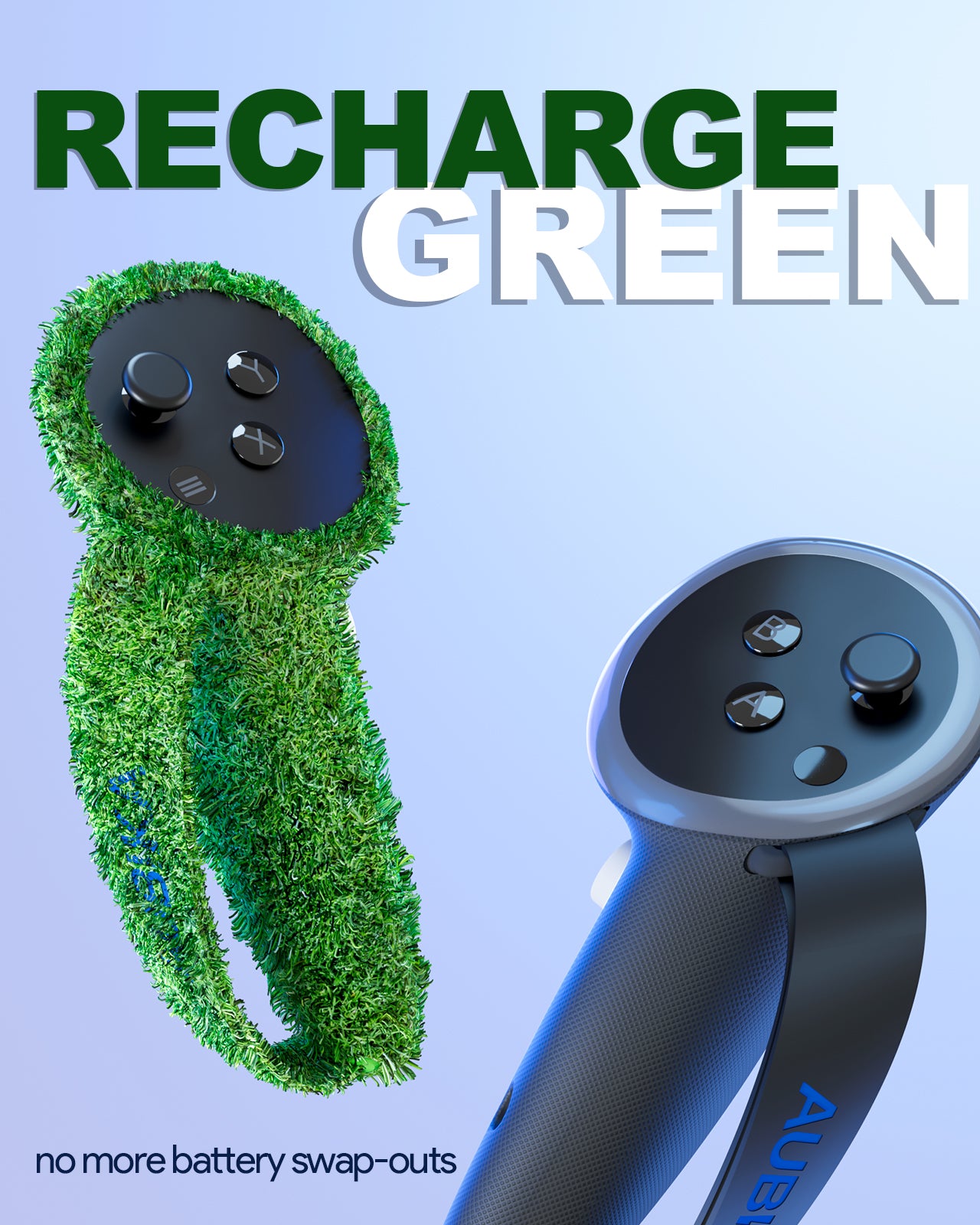 Rechargeable Controller Grips for Quest 3/3s