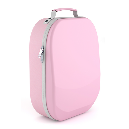 Aubika Carrying Case for Meta Quest 3S/Quest 3/Oculus Quest 2/Pico 4/Quest Pro/Vision Pro, Compatible with Elite/Battery Headset Strap Accessories, Hard Travel Case (Pink)