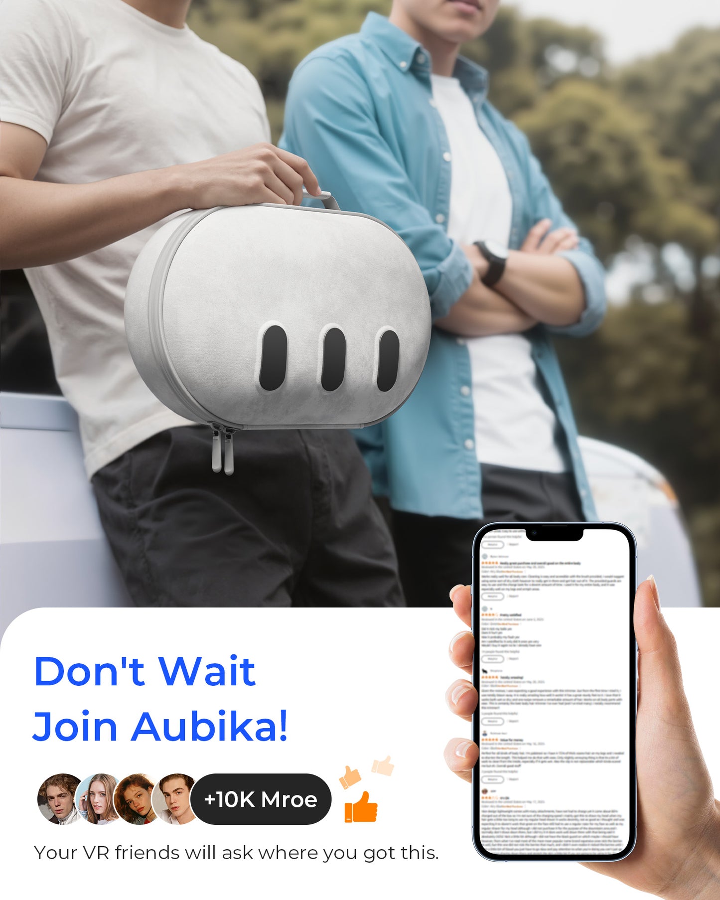 Aubika Hard Carrying Case for Oculus Quest 3/3s /Quest 2 / Quest Pro / PICO 4