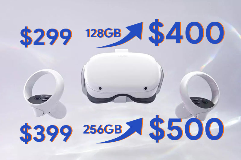 The Meta Quest 2 VR headset now costs $100 more
