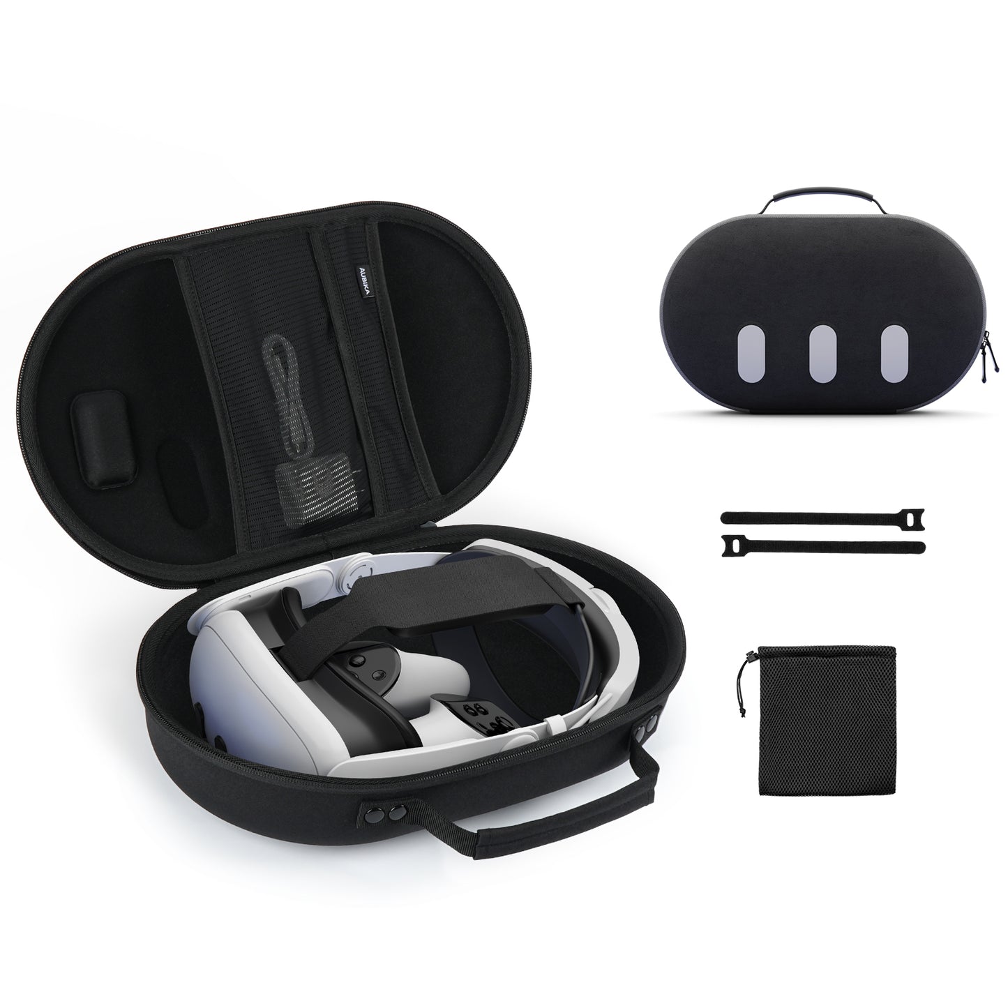 Aubika Hard Carrying Case for Oculus Quest 3/3s / Quest 2 / Quest Pro / PICO 4