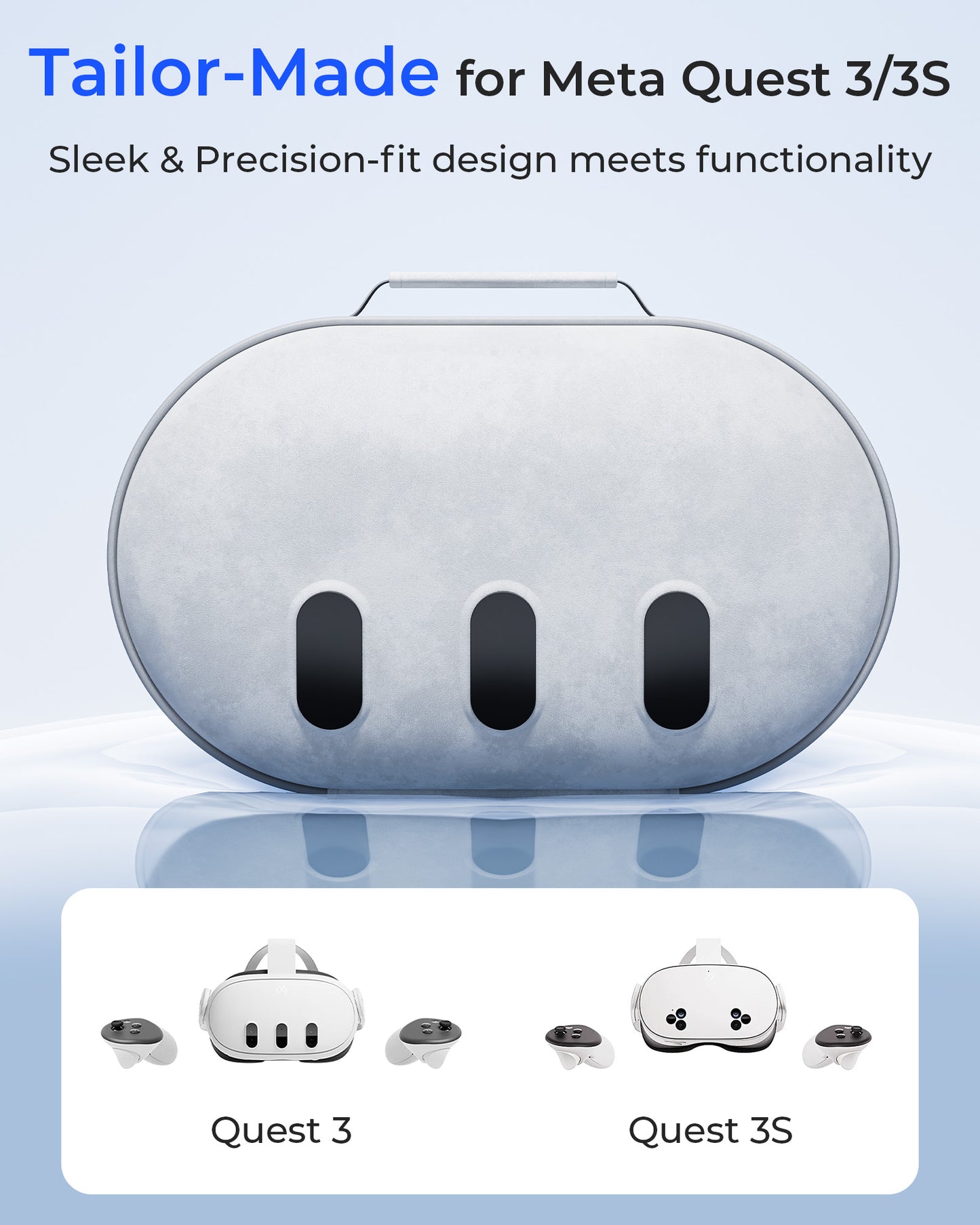 Aubika Hard Carrying Case for Oculus Quest 3/3s /Quest 2 / Quest Pro / PICO 4