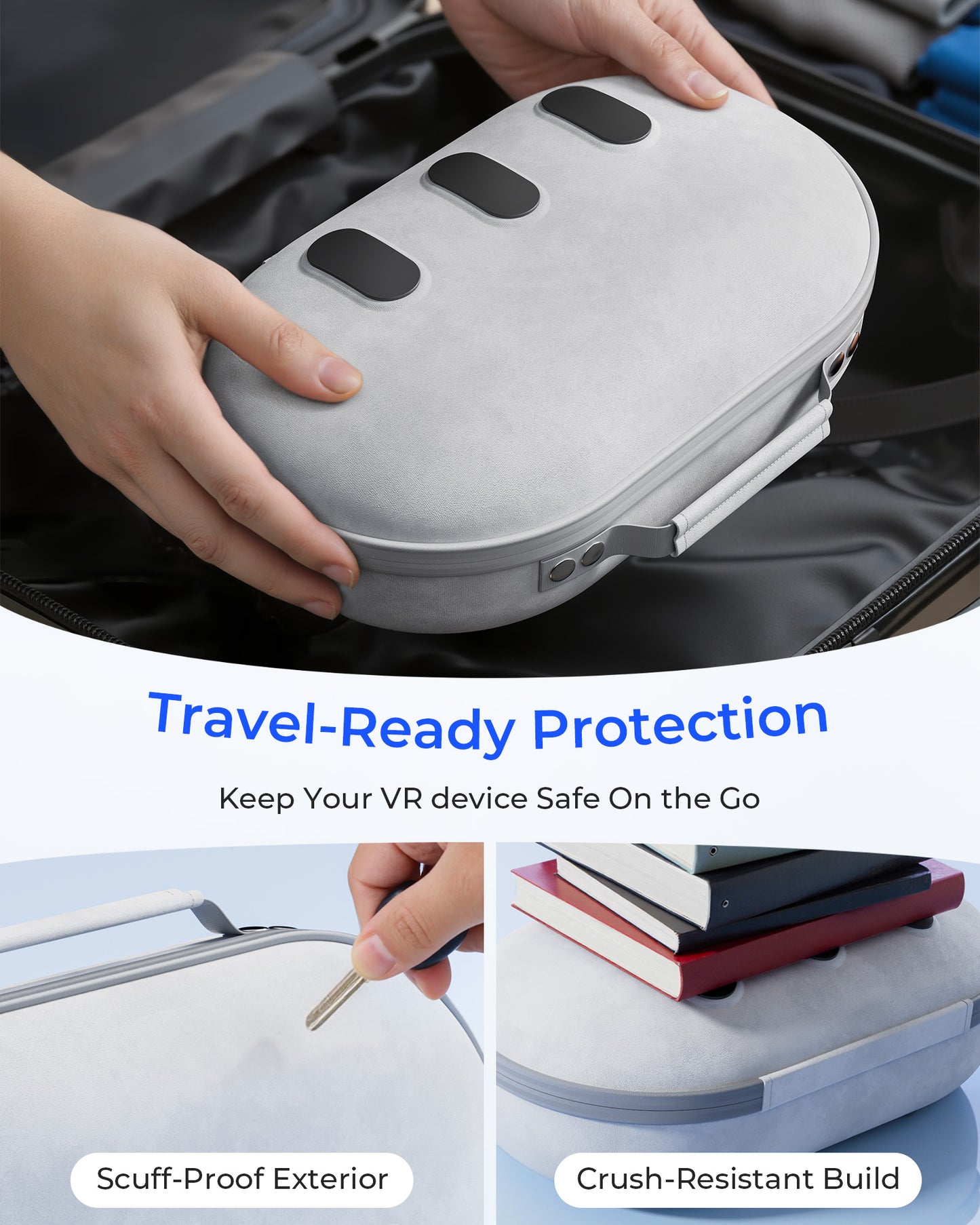 Aubika Hard Carrying Case for Oculus Quest 3/3s /Quest 2 / Quest Pro / PICO 4