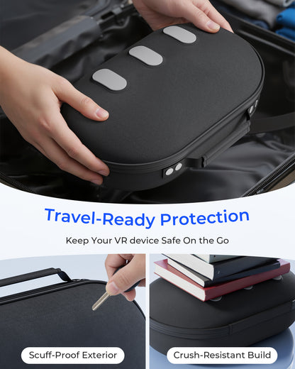 Aubika Hard Carrying Case for Oculus Quest 3/3s / Quest 2 / Quest Pro / PICO 4